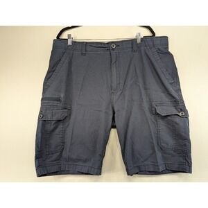 WearFirst Free Band Mens Cargo Shorts Dark Navy Blue Size 42